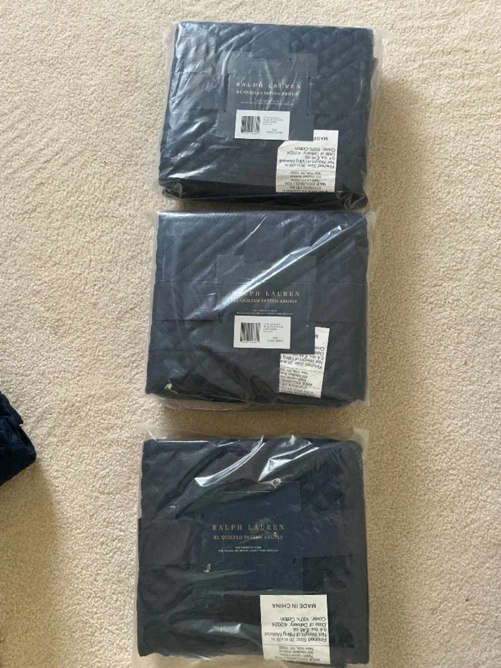 Ralph Lauren King Bedding RL Quilted Collection
